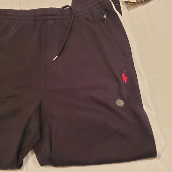 NWT Polo Ralph Lauren replen core black white active jogger pants men's L - Picture 6 of 16